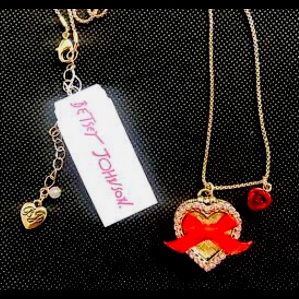 Betsey Johnson Heart Necklace